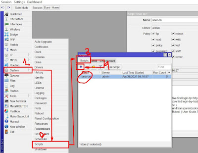 Cara memunculkan User Online Hotspot Mikrotik