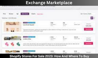 Shopify Stores For Sale 2023: How And Where To Buy