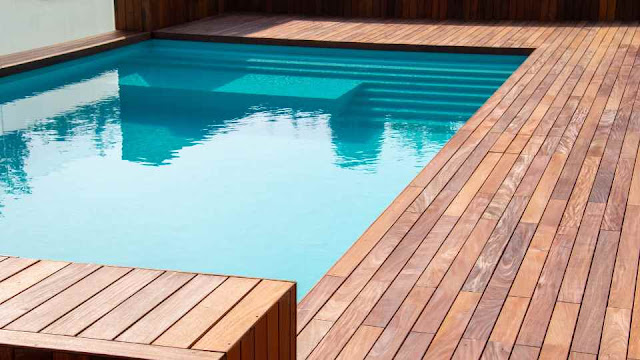 harga dan ukuran pool deck