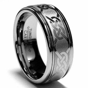 third one is the 8MM Tungsten Ring Wedding Band with Laser Etched ...