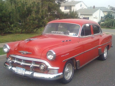 Custom 1953 Chevy Bel Air 4 Door Sedan