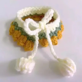 Collar en Punto Piña a Crochet