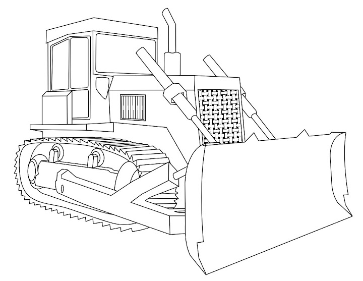 Dinotrux Dozer Coloring Page Coloring Pages