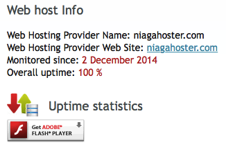 Uptime Niagahoster Menggunakan myhostinguptime.com