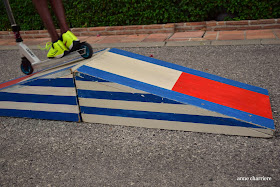 www.annecharriere.com, piste skateboard, peinture bois, 