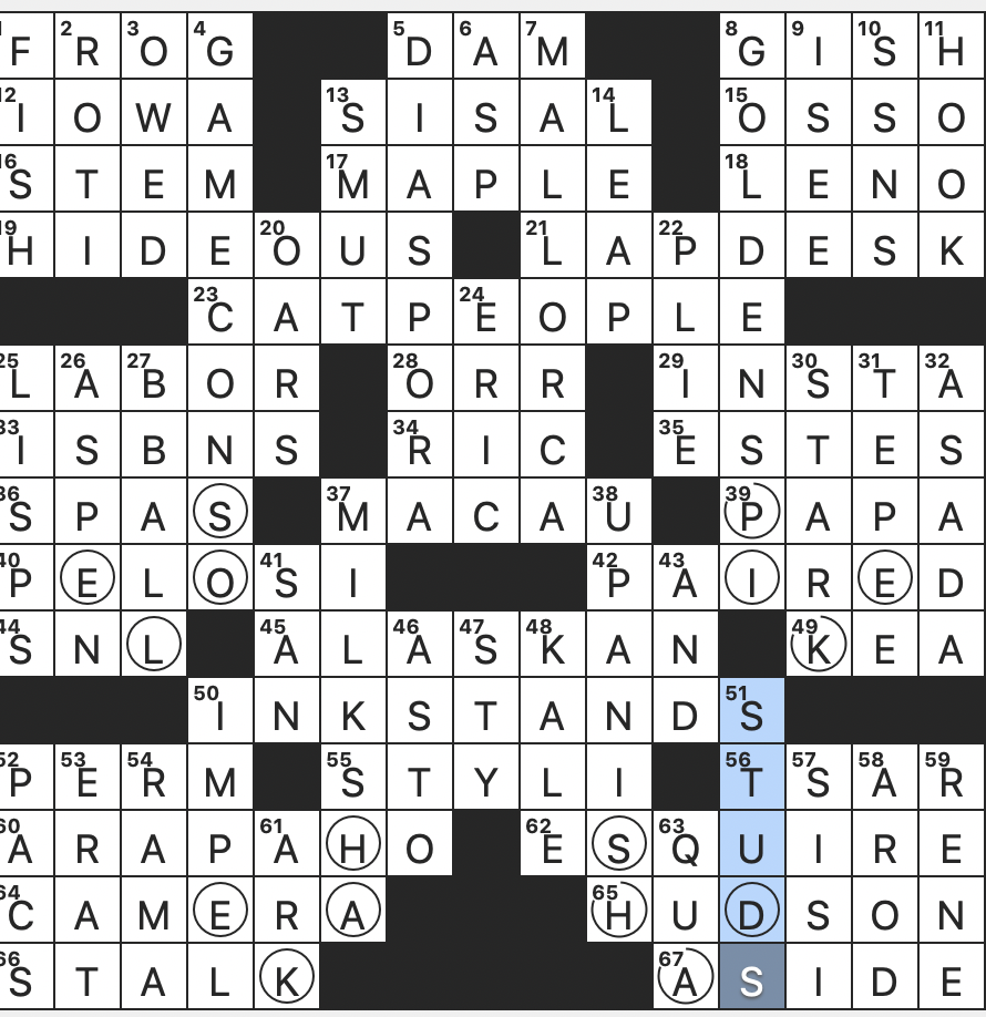 Rex Parker Does The Nyt Crossword Puzzle Situ S Love In Hindu Lore Thu 6 17 21 Vedic Religious Text Accouchement Frontal Or Lateral Speaking Features Mary Whose Short Story