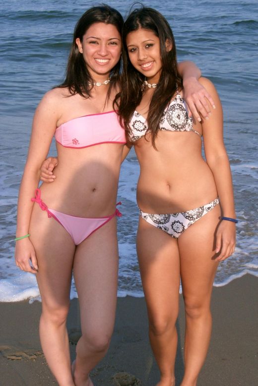 Indian Girls Enjoying in beach