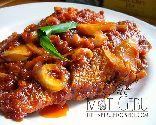 ♔LE STORY OF SYAZA ♔: Sambal Ikan Gelama.