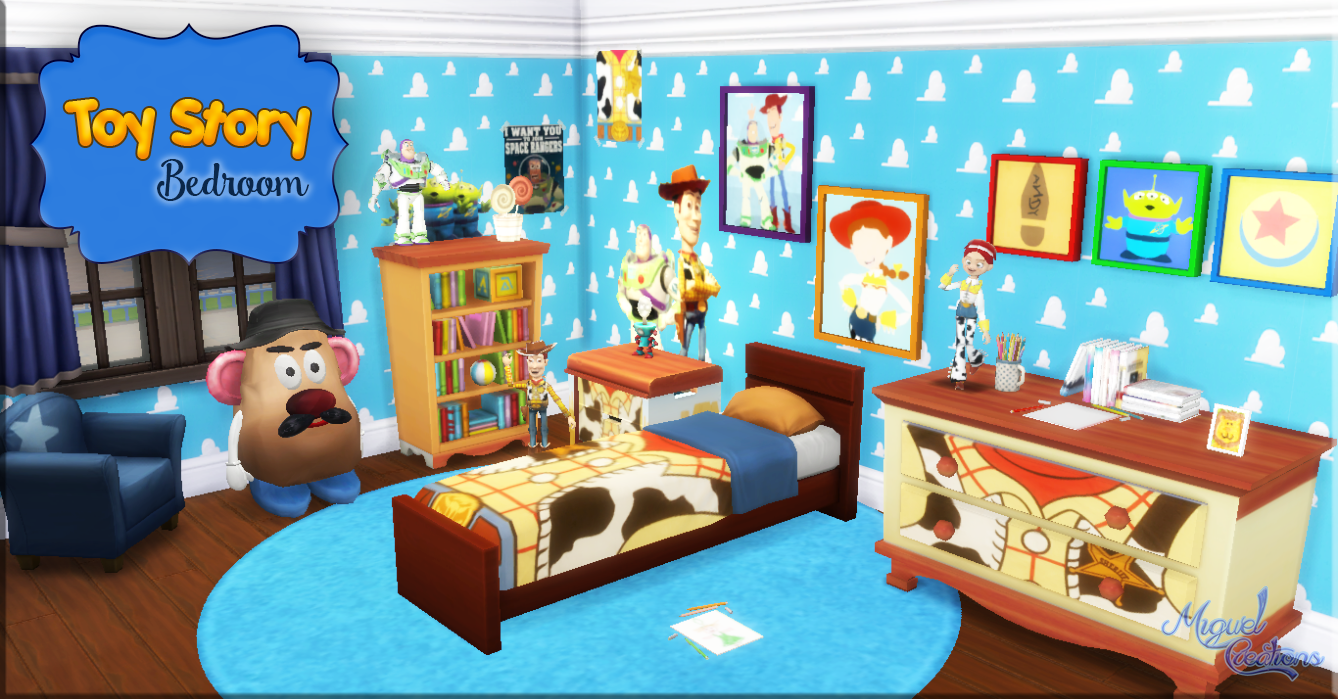 My Sims 4 Blog: Toy Story Bedroom Set by Miguel