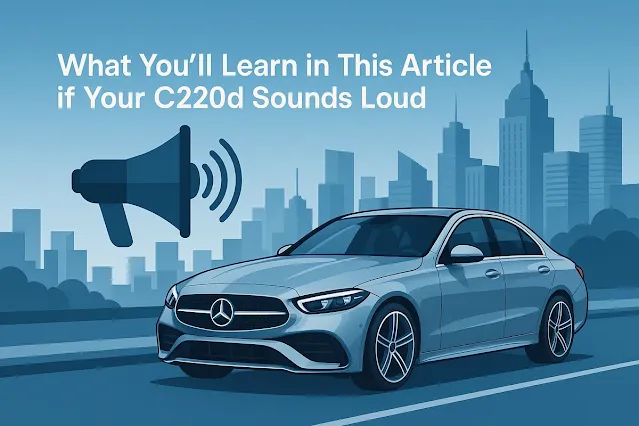C220dがうるさいと感じたら読むべきこの記事で分かること