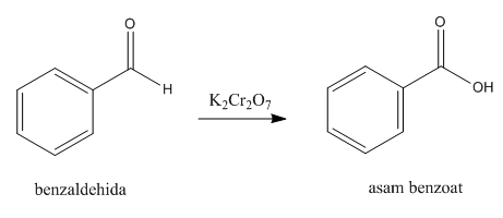 oksidasi benzaldehida asam benzoat