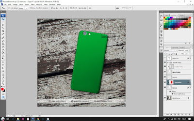 Cara Desain Mockup Casing Oppo F1s