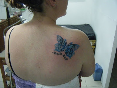 simple butterfly tattoo. Simple Butterfly Tattoo