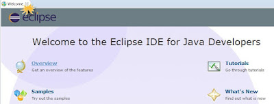 eclipse ide welcome screen