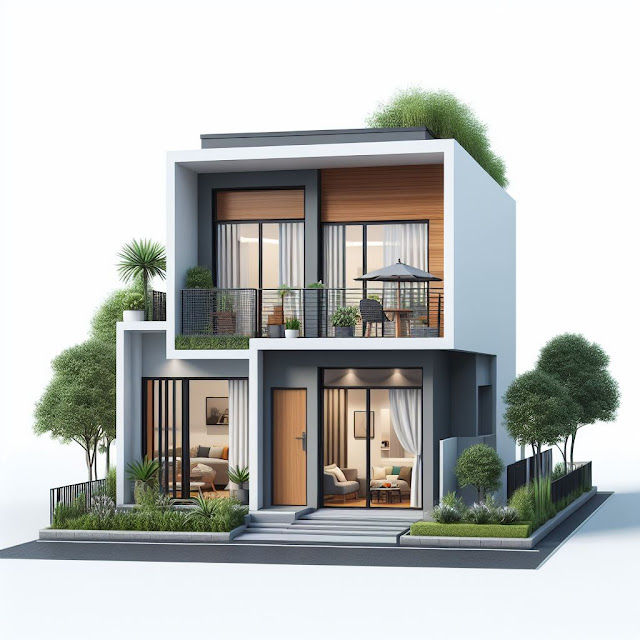 desain rumah 2 lantai