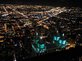 Chicago vue du haut de la tour John Hancock