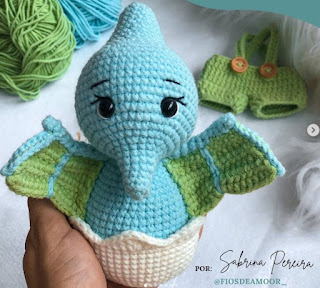 PATRON GRATIS DINOSAURIO AMIGURUMI 68373