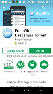 Descargamos Frostwire - Opiniones Masmovil