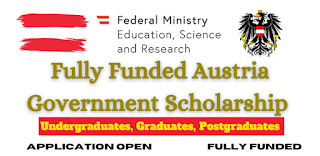 Austria Government Scholarship 2025/2026 | Fully Funded