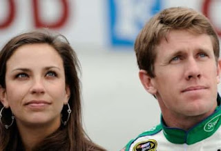Carl Edwards And Katherine Downey At A Race