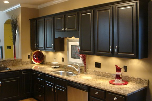 Kitchen trends: How To Paint Kitchen Cabinets Black