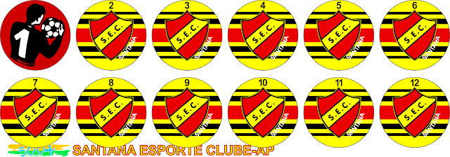 SANTANA ESPORTE CLUBE-AP 500+ ESCUDINHOS PLACAR ARTE BOTÃO ESCUDOS BOTÃO FUTEBOL BOTÃO GULIVER TIME BOTÃO GULIVER JOGO BOTÃO GULIVER