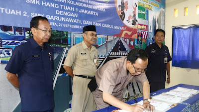 SMK Hang Tuah 1 Jakarta Laksanakan Penandatangan  MoU Dengan SMK Mitra  Kolaborasi  