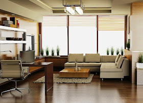 neat and clean drawing room