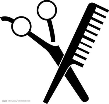 hair scissors and comb