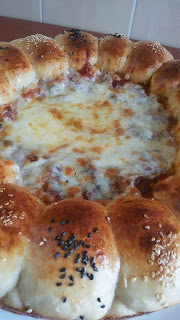 Recette Pizza à la croûte fourrée au fromage