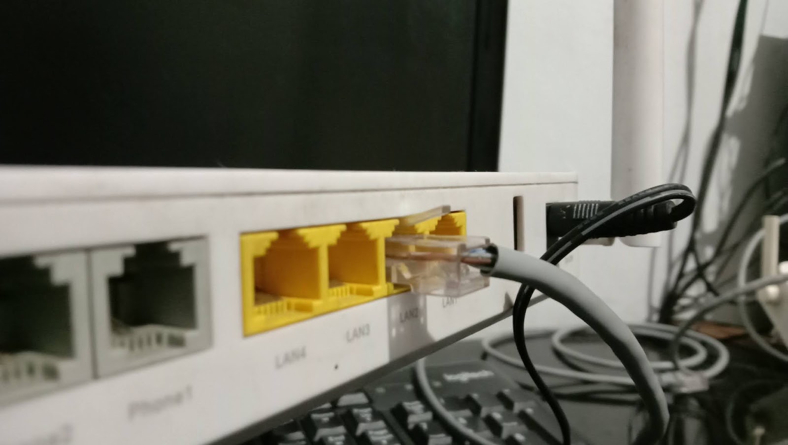 Port LAN Modem Indihome