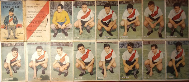 Fotos individuales del River Plate campeón de 1957