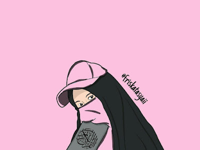 Gambar Kartun Muslimah Lelah