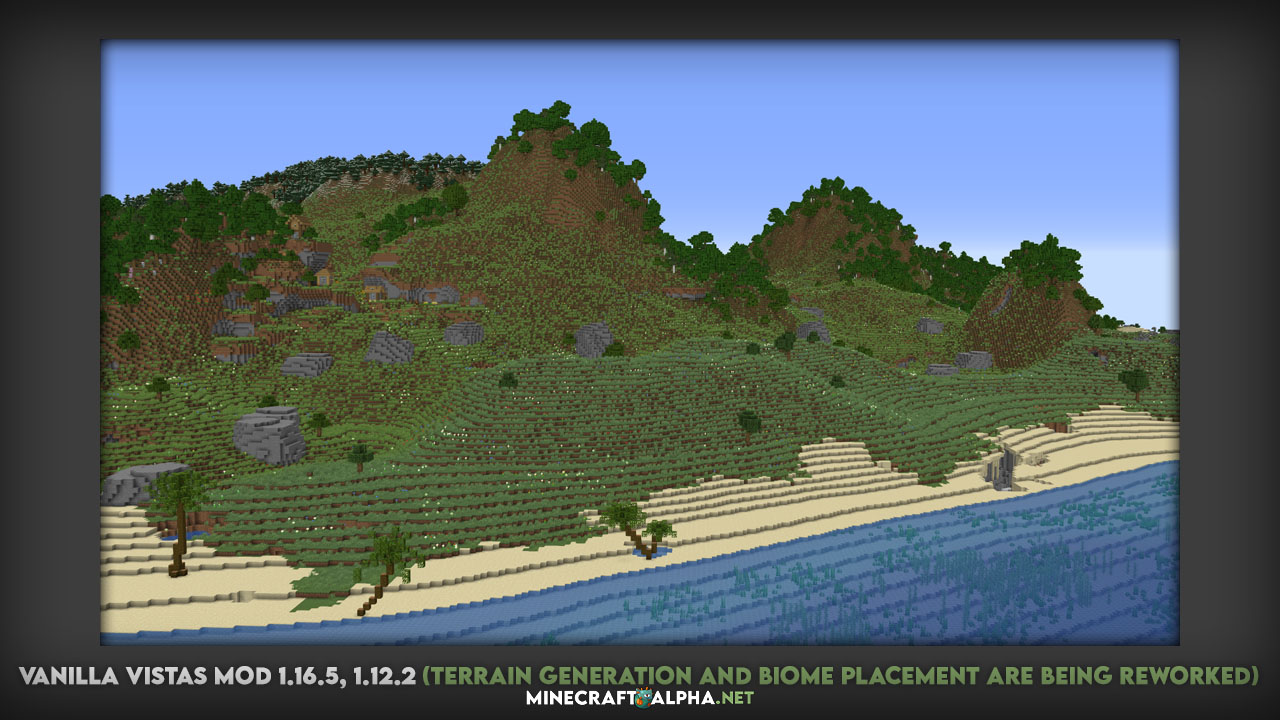 Vanilla Vistas Mod 1.16.5, 1.12.2 (Terrain generation and biome placement are being reworked)