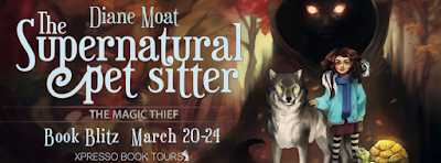 Excerpt, Giveaway, The Supernatural Pet Sitter, Diane Moat, Bea's Book Nook