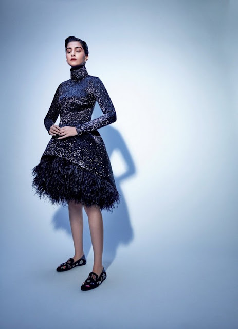 Sonam Kapoor Stunning photoshoot for Elle Magazine