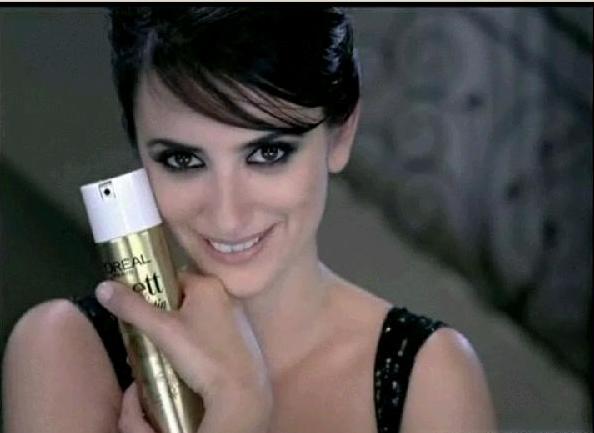 penelope cruz loreal elnett