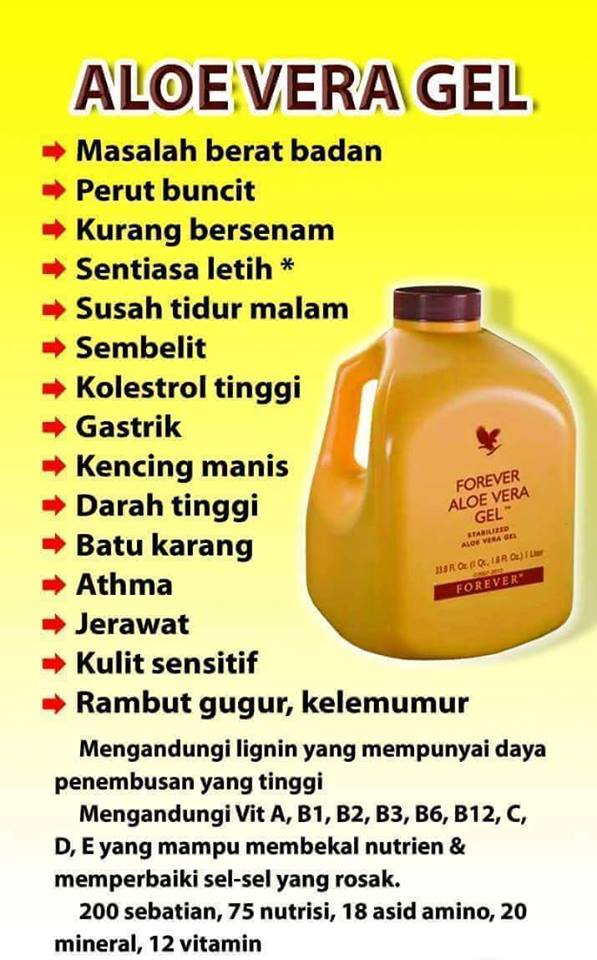 Gel Aloe Vera FOREVER LIVING Minuman Terbaik Untuk 