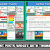 Recent Posts Widget with Thumbnails and Tooltip for Blogger
