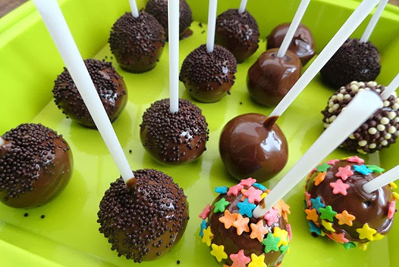 Receita Cake Pop - Bolo no Palito chocolate