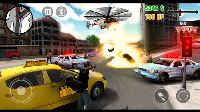 Game Mirip GTA Offline Clash of Crime Mad San Andreas APK