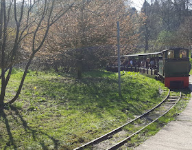 Miniature Railway at Haigh Woodland Park in Wigan