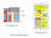 Desain Denah Rumah Sederhana Dengan Type 27 dan 34