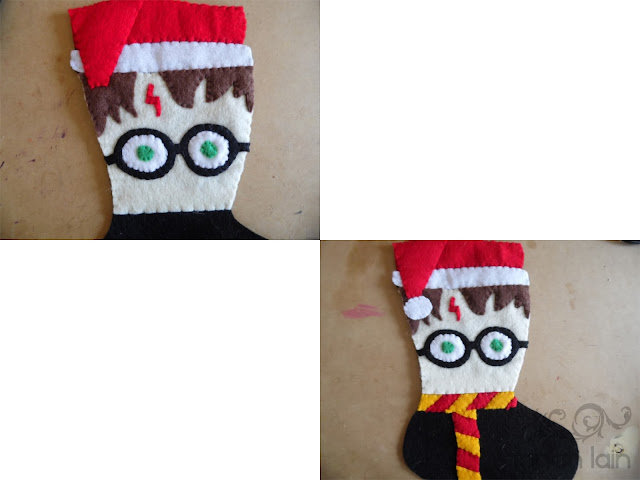 Manualidades Navideñas: Bota de Fieltro - Harry Potter