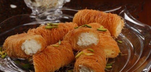 طريقة عمل حلويات السورية الكنافة واصابع الست ومشبك حلبي وبلح الشام