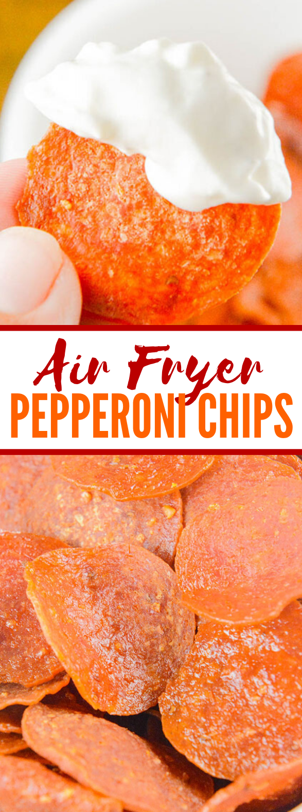 AIR FRYER PEPPERONI CHIPS (LOW CARB SNACK) #diet #appetizers