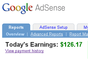 Adsense Income