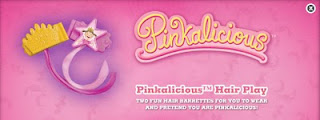 Burger King Pinkalicious kids meal toys 2010 - Pinkalicious Hair Play