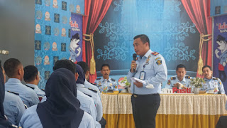 Ini Arahan Kepala Rutan Pangkep Saat Pimpin Briefing