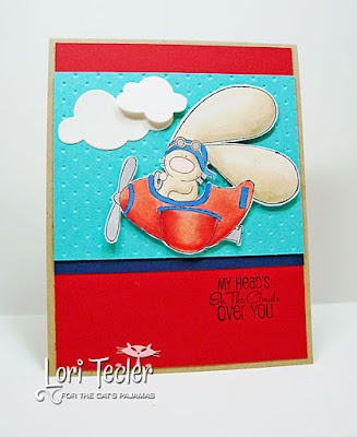 My Head's in the Clouds Over You card-designed by Lori Tecler/Inking Aloud-stamps from The Cat's Pajamas